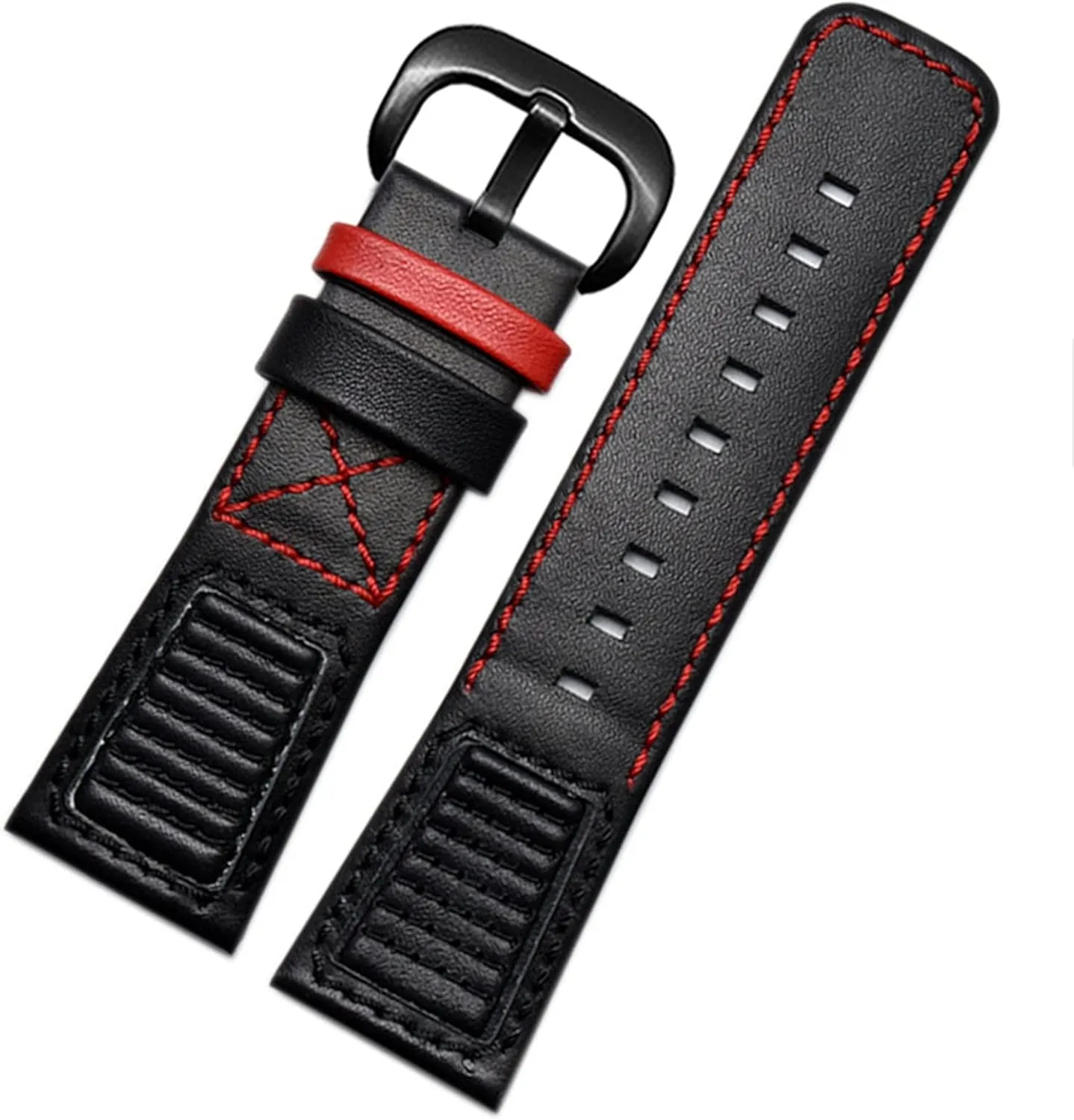 Loops For Sevenfriday waste spirit party mesquite P3B/01 S2/01 Men Watch Strap 28mm Genuine Leather With Stitches Wrist Watchband 