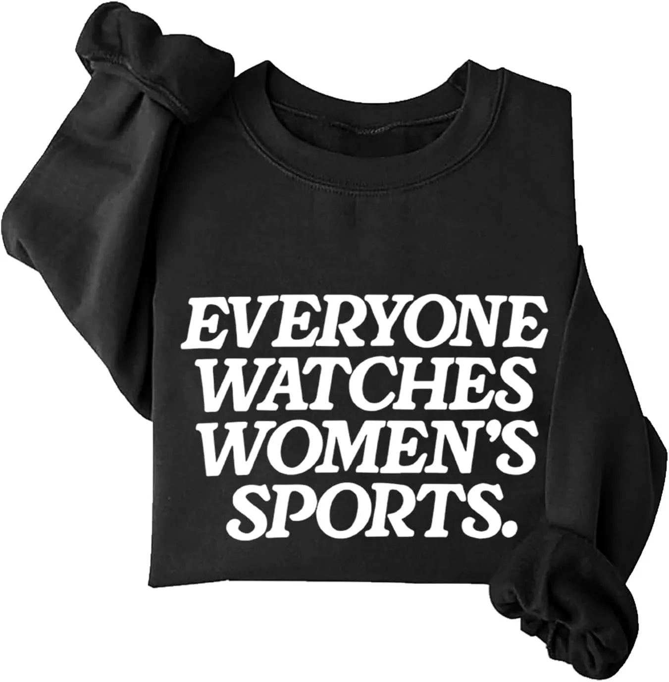 Loose Fit Women's intersection Comfort Everyone Watches Womens Sports Sweatshirts for Women Graphic Casual Cute Clothes Athletic 