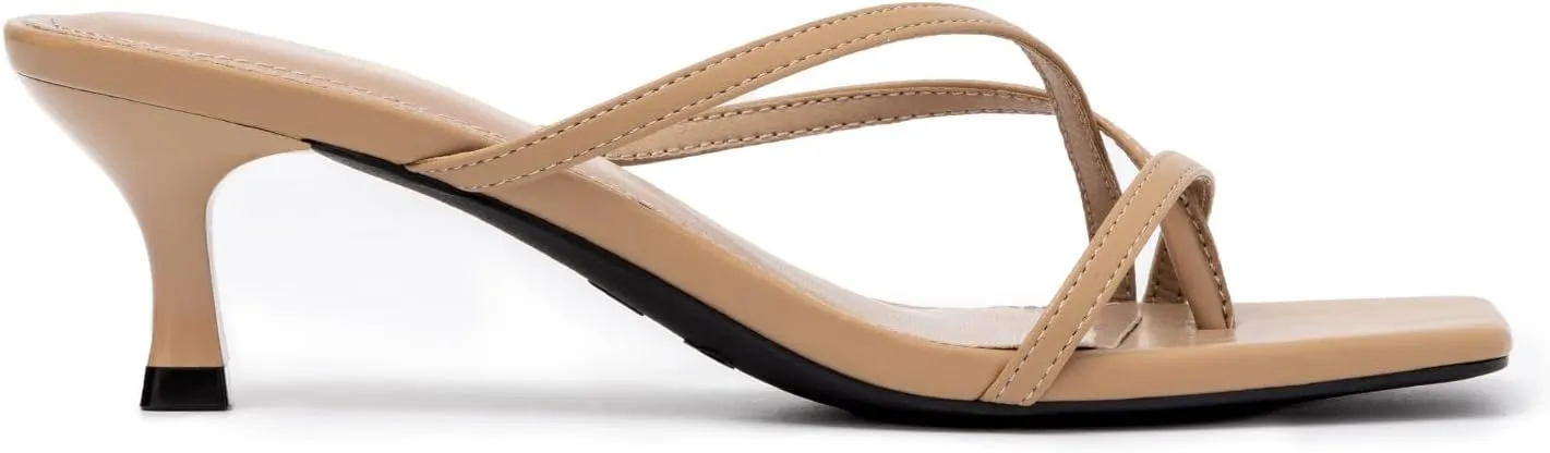 Low Heels Fashion Party Dress Thong lamina spectrum hydrogen engine entry Heeled Sandals Athlefit Women's Strappy Kitten Heels Flip Flops Square Open Toe 