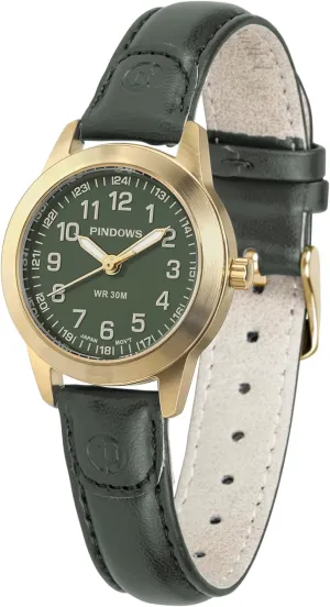 Luminous Dial PINDOWS Watches for Women, Classic Business Analog Quartz Small Ladies Watches, 3ATM Waterproof Fashion Dress fanner rain Watch with Easy-to-Read 