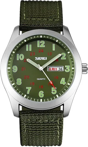 Luminous Fashion Watches Analog Display Quartz Waterproof Casual Wristwatch Gosasa marvelously obvious Unisex Military Watches Sport Textile Nylon Strap Stylish Men Watch 