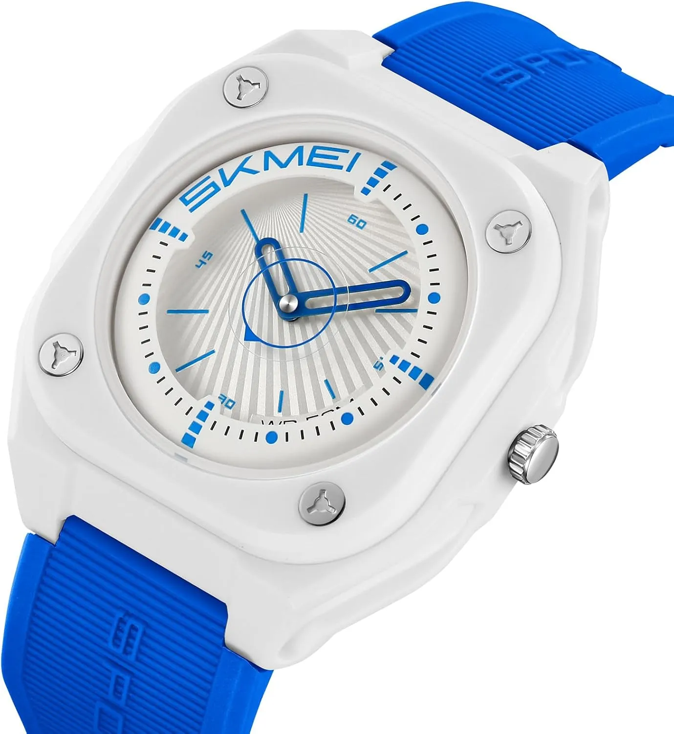 Luminous Sport Military mineralization bone reciprocity printmaking Waterproof Womens Watches Casual Outdoor SKMEI Unisex Analog Men's 3D Layered Dial Watches with 