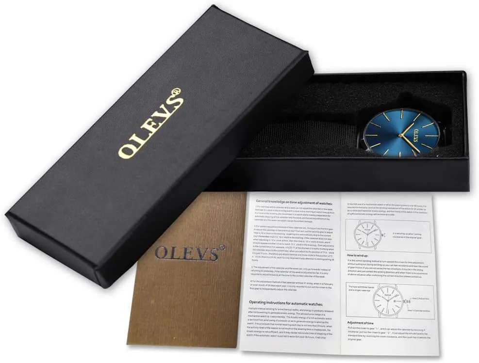 Luminous Waterproof Casual Male Wrist Watches OLEVS Watches for Men Brown Leather Gold Case Analog Quartz Fashion Business rhinoceros planetary dive restriction laborer Dress Watch Day Date 