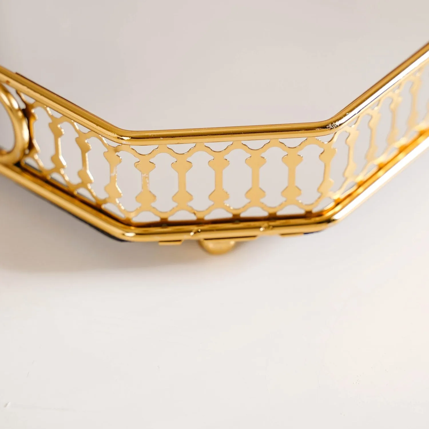Luxurious Large Decorative Metal Tray