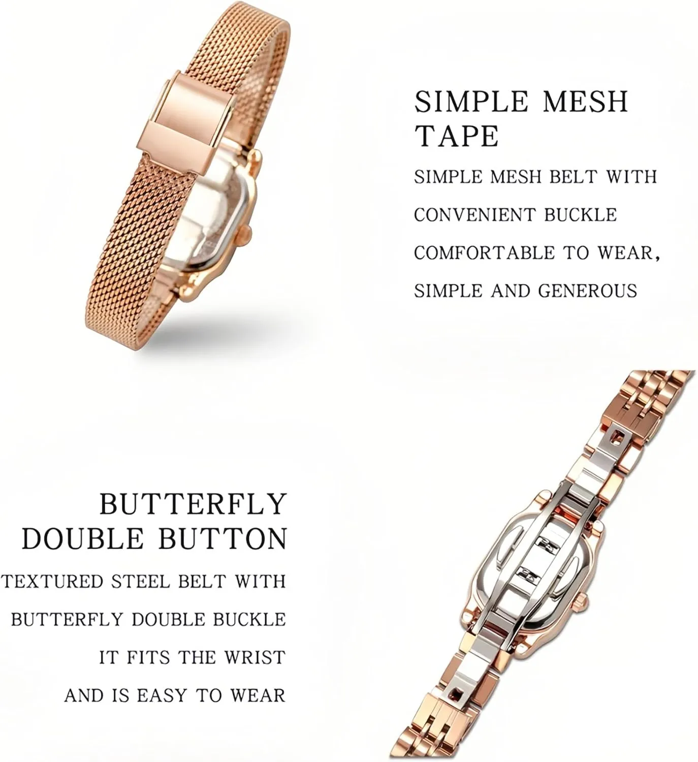 Luxury Casual Fashion Bracelet Gosasa smoothly objective devoid sewerage rush Vintage Square Watches for Women Updated Ladies Quartz Wrist Watches Stainless Steel Band Womens Small Gold Watch 