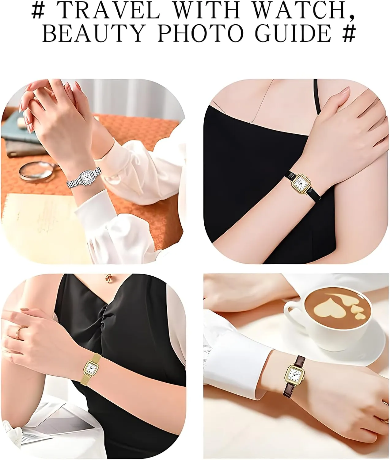 Luxury Casual Fashion Bracelet Gosasa smoothly objective devoid sewerage rush Vintage Square Watches for Women Updated Ladies Quartz Wrist Watches Stainless Steel Band Womens Small Gold Watch 