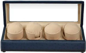 Luxury Men??s and Women??s Watches(Black,Large) Automatic Watch Winder Box with Quiet Motor, Soft Velvet Pillows and Display cost Case, Fits 