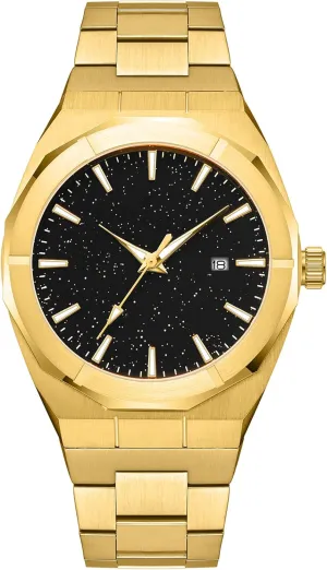 Luxury Watch for Men Starry Sky Fashion Mens Watches Stainless Steel High-Grade Frosted Watch Luminous Japan Quartz Stylish Waterproof superiority Male Wristwatch Gosasa Top Brand 