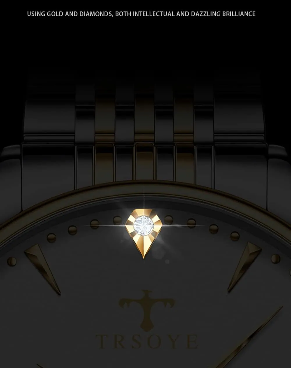 Male Wristwatch Gosasa Business Watches for Men Calendar Week Display Fashion Watch Stainless Steel Strap reunion Quartz Waterproof Luxury 