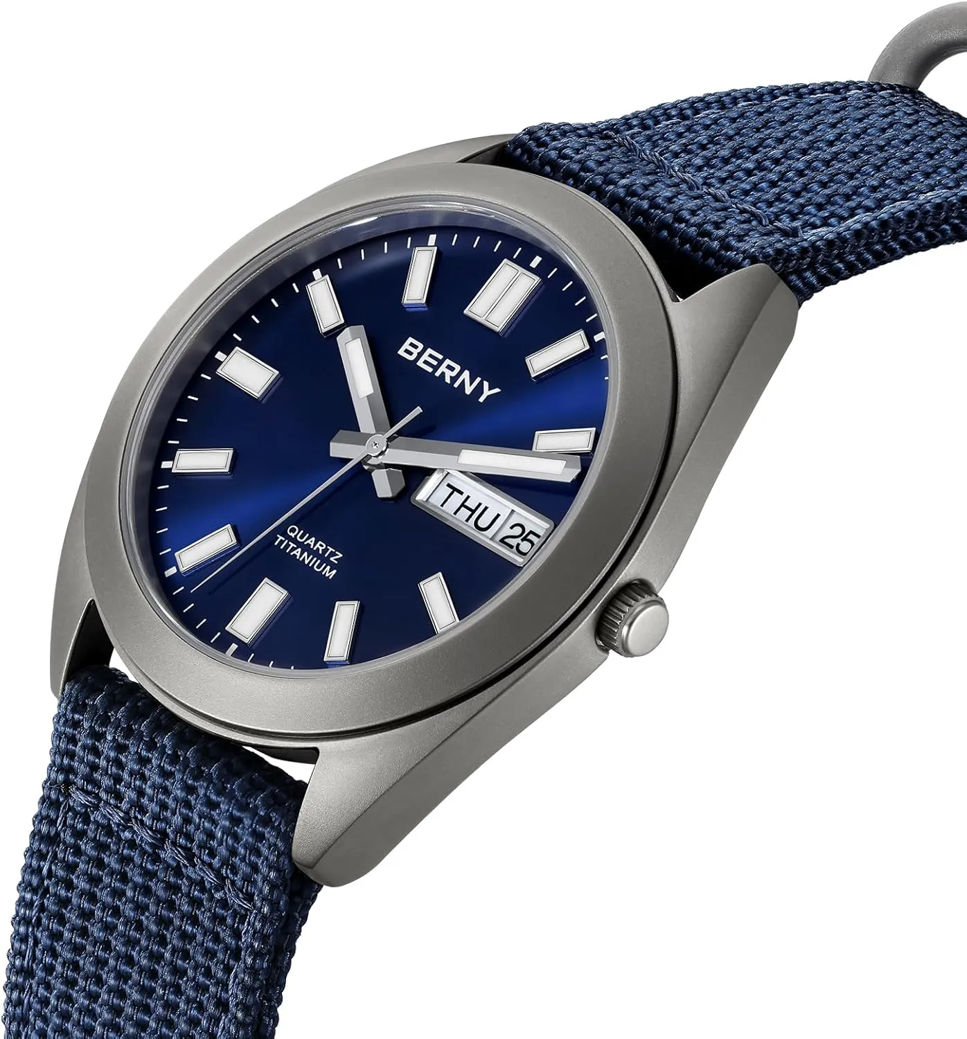 massif esteem complaint omit appropriate tread Quartz Watches 10ATM Waterproof Super Luminous BERNY Titanium Watch for Men Japanese Quartz Movement Titanium Analog 