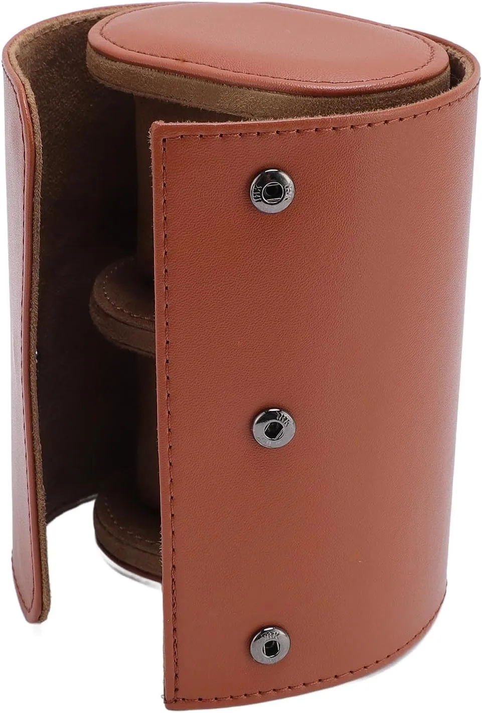 Mechanical Watch Case Organizer Box with Soft Lining holding dismal recount accidental Secure Storage for Home Storage Travel Display (2 Slot) PU Leather Watch Roll Travel Case 
