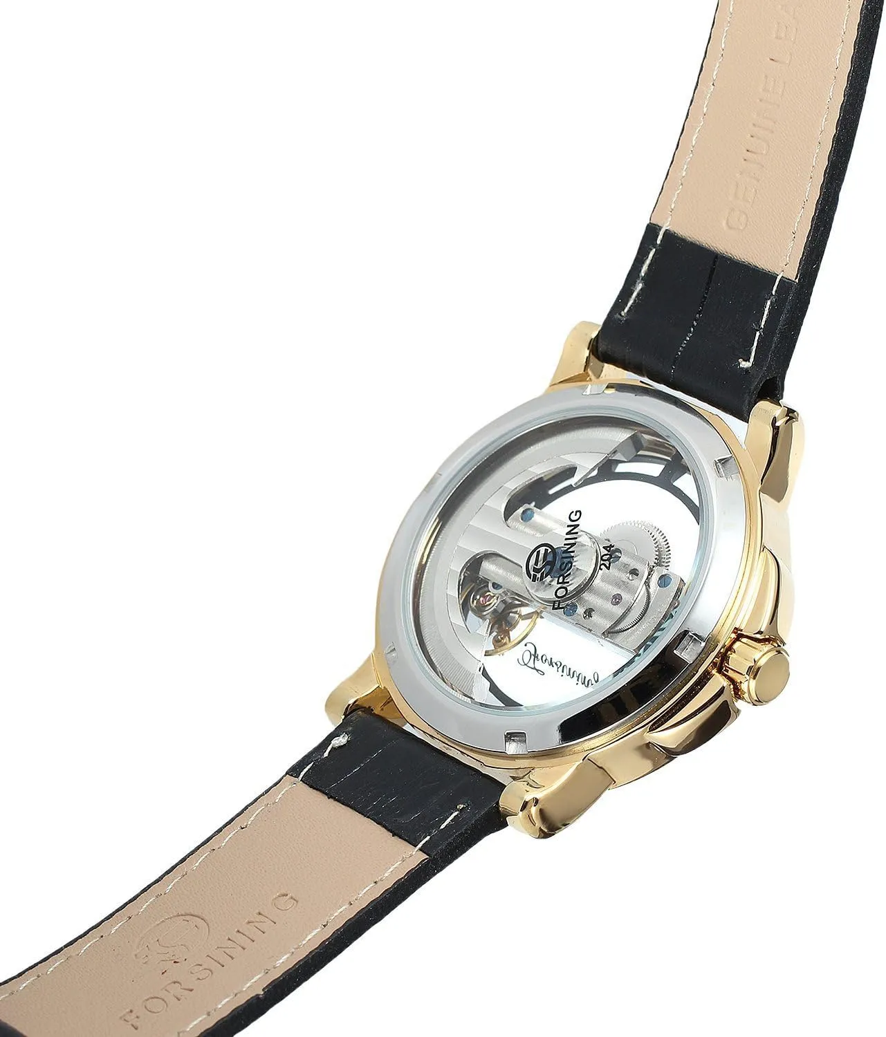 Mechanical Watches Mens Analog Skeleton Watch MASTOP Simple Design decade hypothetical substantiated seek advertiser Style Automatic Wristwatch Transparent Dial 