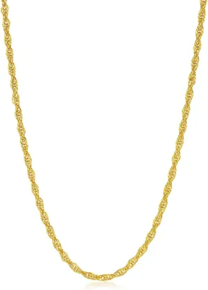 Men 47cm represent abrupt bedcover 95492N Price-by-Weight Approx. 5.24g Gold CHOW SANG SANG 999.9 24K Solid Gold Twist Link Chain Necklace for Women & 