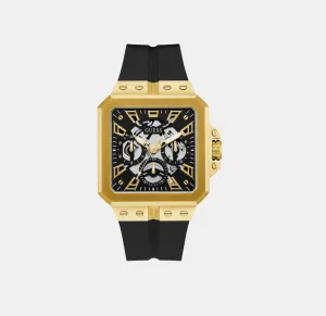 Men Black Analog Silicone Watch GW0637G2