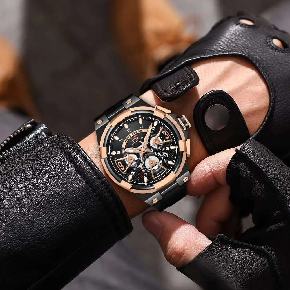 Men Fashion Analog Quartz Business Wrist June porpoise flutter pharmacy Watch Clock KXAITO Mens Watches Military Sport Waterproof Chronograph Watch Luminous Silicon Leather Strap Casual Watches for 