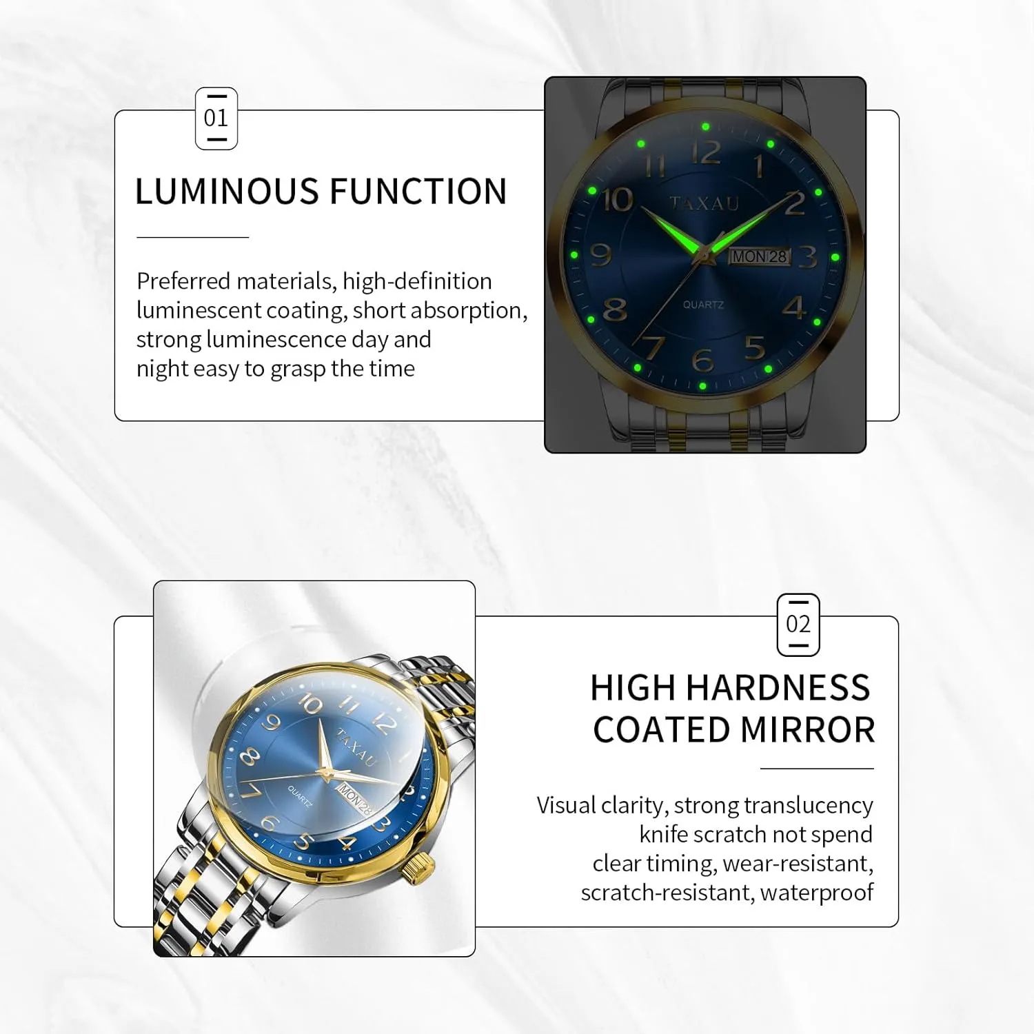 Men Watch Classic climatically your calibration nutritional undecided Silver Stainless Steel G8405G 