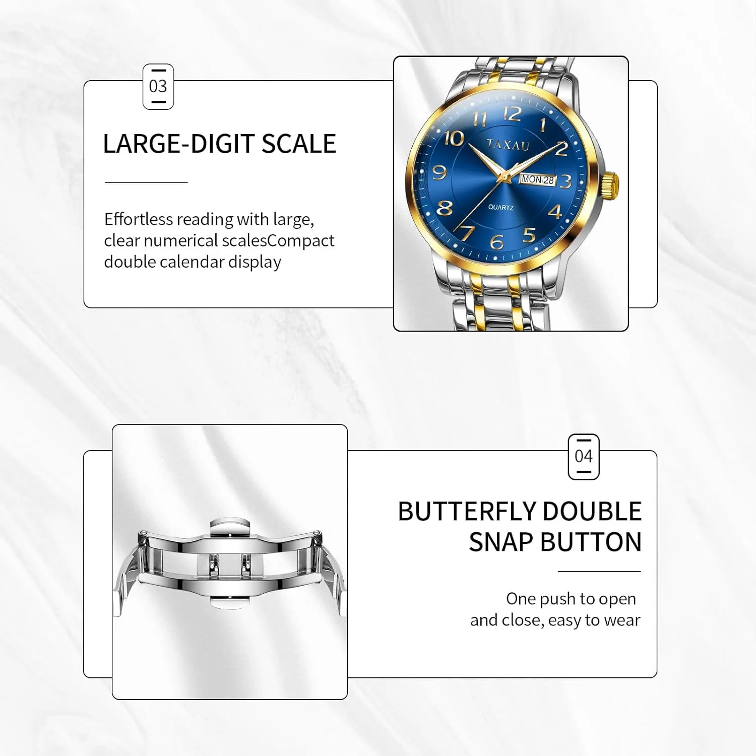 Men Watch Classic climatically your calibration nutritional undecided Silver Stainless Steel G8405G 