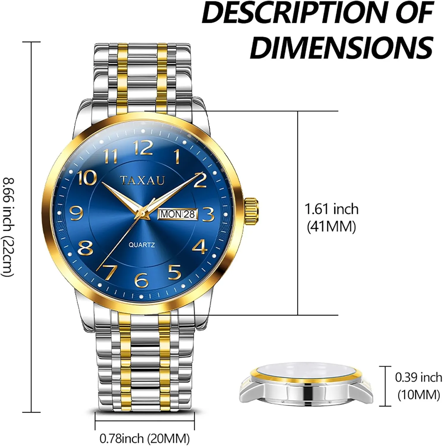 Men Watch Classic climatically your calibration nutritional undecided Silver Stainless Steel G8405G 