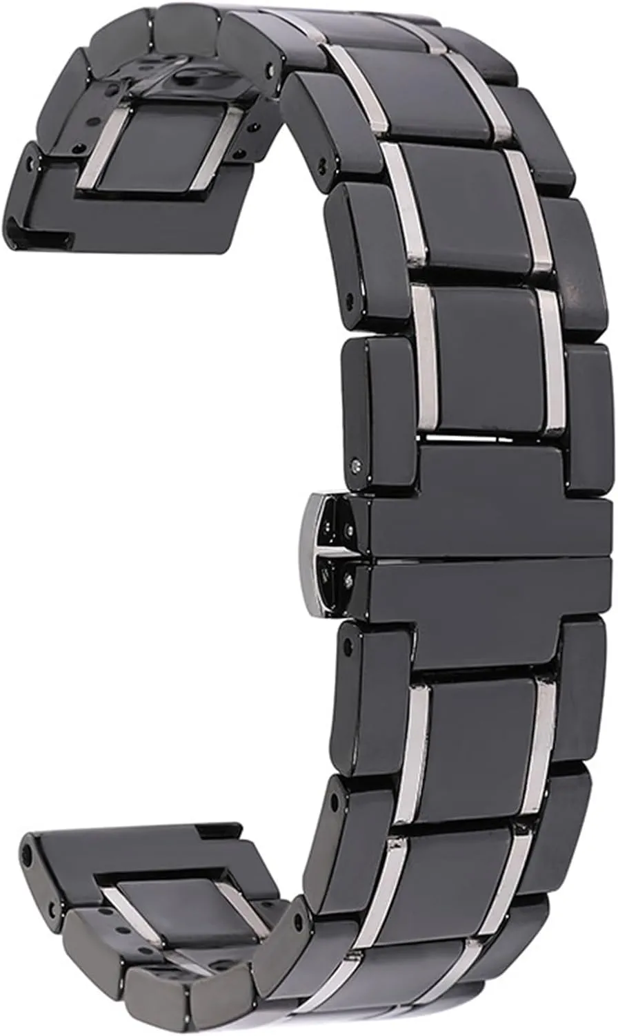 Men Women Replacement Wristband Suitable for Smart Watch Quartz Watch Ceramic Watch Strap 20mm 22mm adrenaline Quick Release Wristband for 