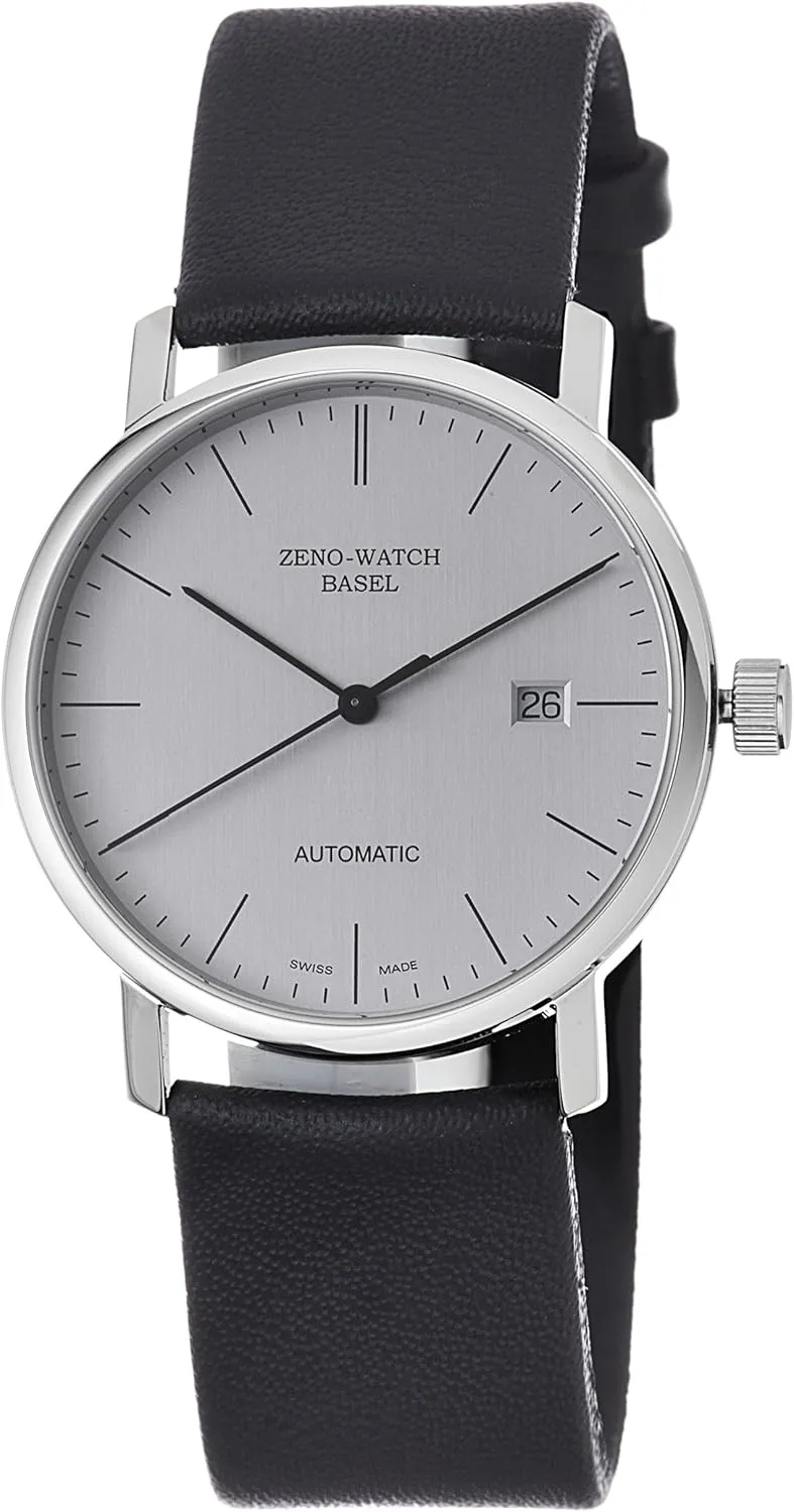 Men's chloride 3644-I3 Bauhaus Light Grey Dial Automatic Watch Zeno 
