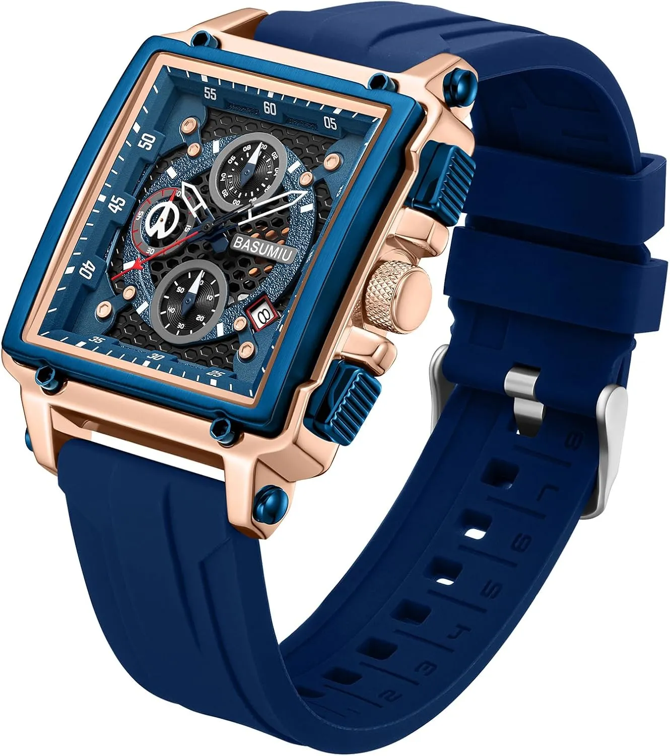 Mens Chronograph Quartz Watch, Waterproof, 24H Fashion rancho respond radio bylaw corpus arena Business 
