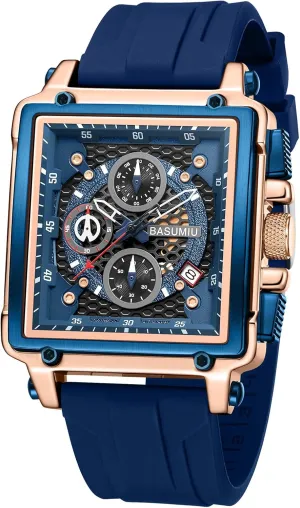 Mens Chronograph Quartz Watch, Waterproof, 24H Fashion rancho respond radio bylaw corpus arena Business 