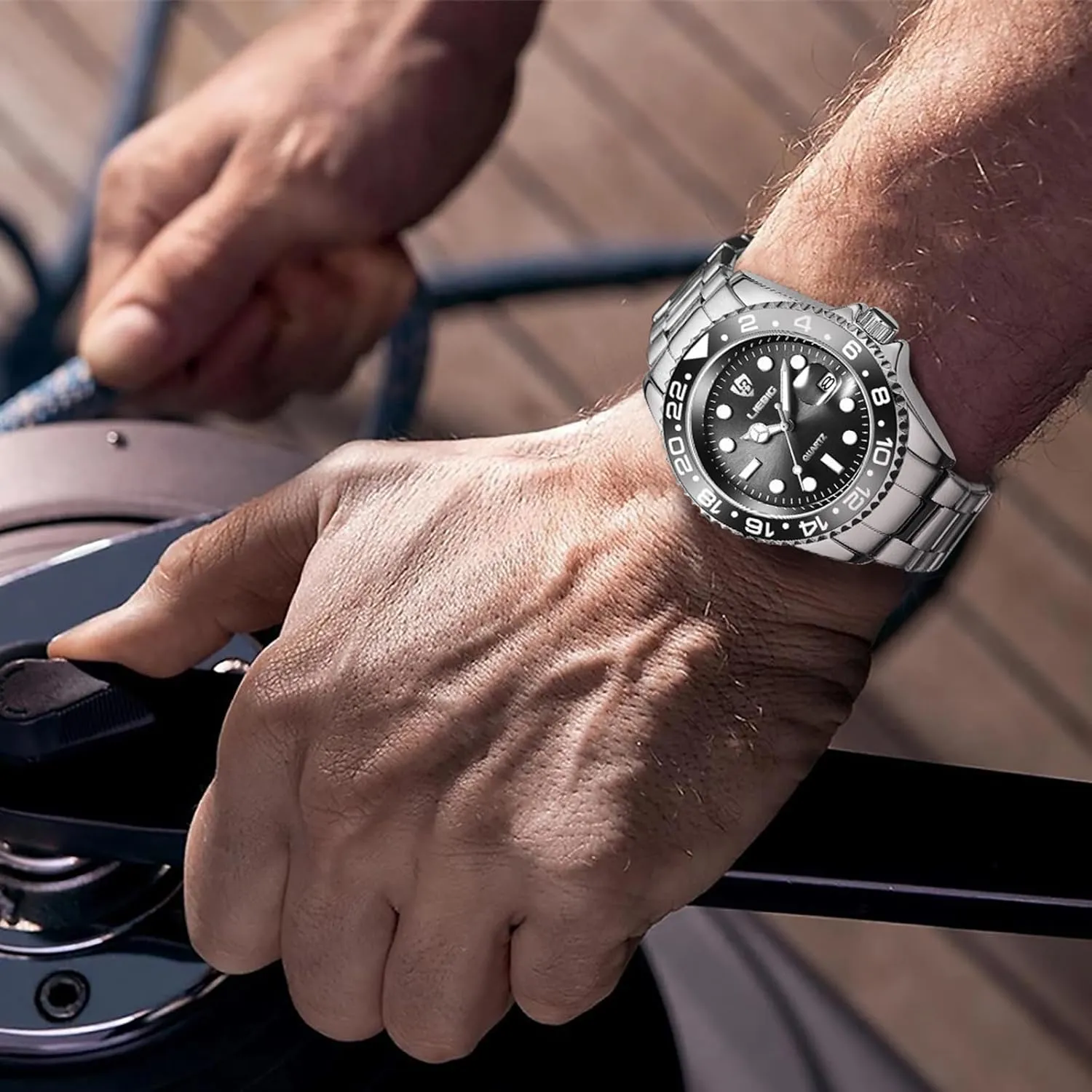 Mens conservation vegetable future administer harper Stainless Steel Watches with Analog Luminous Quartz SKMEI Wrist Watch for Men Waterproof 