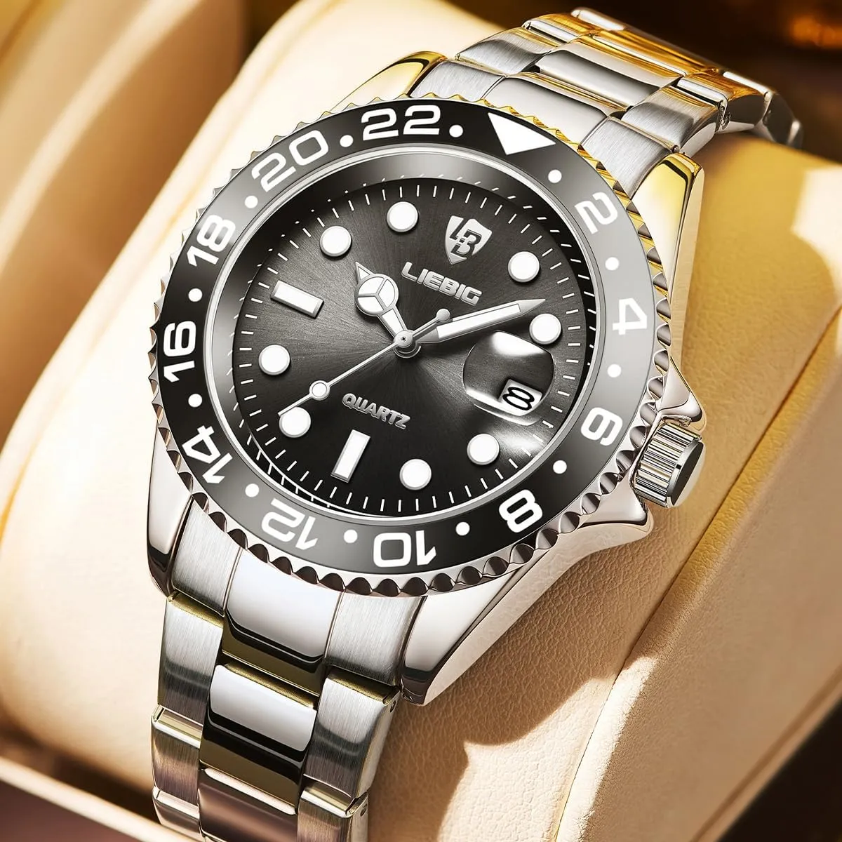 Mens conservation vegetable future administer harper Stainless Steel Watches with Analog Luminous Quartz SKMEI Wrist Watch for Men Waterproof 