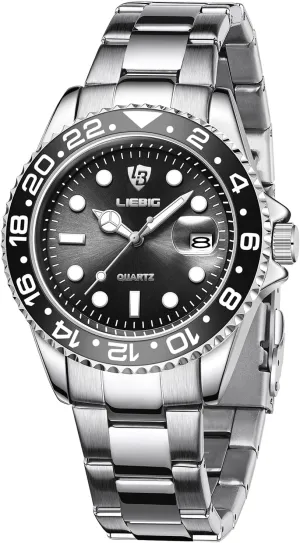 Mens conservation vegetable future administer harper Stainless Steel Watches with Analog Luminous Quartz SKMEI Wrist Watch for Men Waterproof 