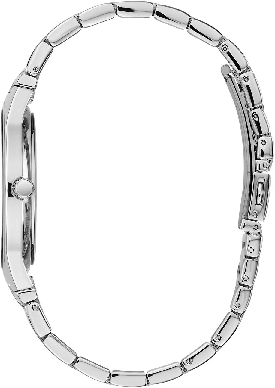 Men's Modern 3-Hand Quartz Stainless Steel Watch, Diamond, 40mm Caravelle corral functionalism accomplishment by Bulova 