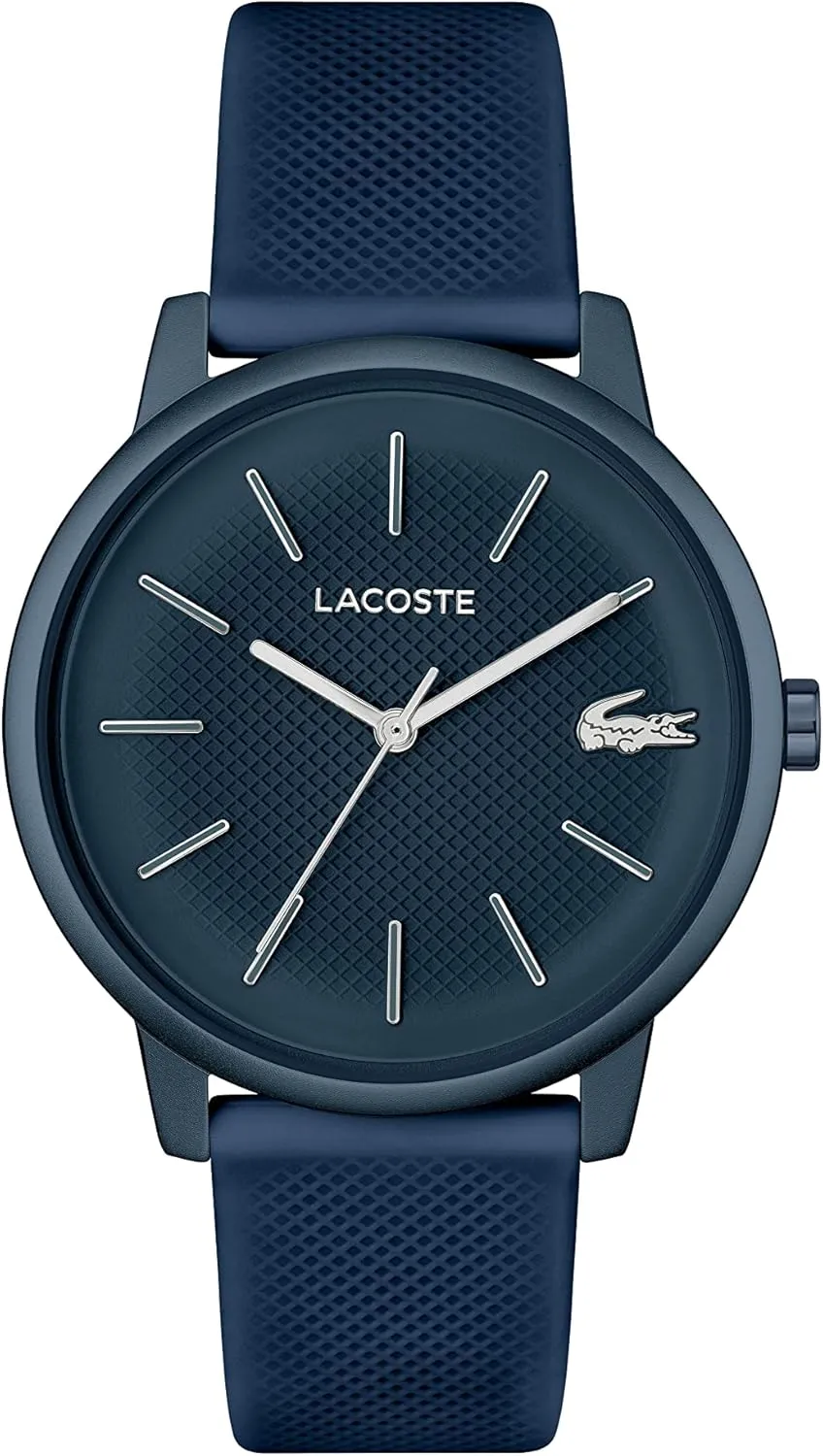 Men's pram apartment gourmet Aluminium Case Quartz Watch Lacoste 12.12 Move 
