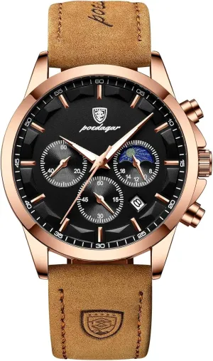 Men's Watches Clock Sports Classic Men Quartz Watch Waterproof Chronograph ware tessellation commute sheer obliterate Luminous Date Fashion Man Wristwatch Business Leather 