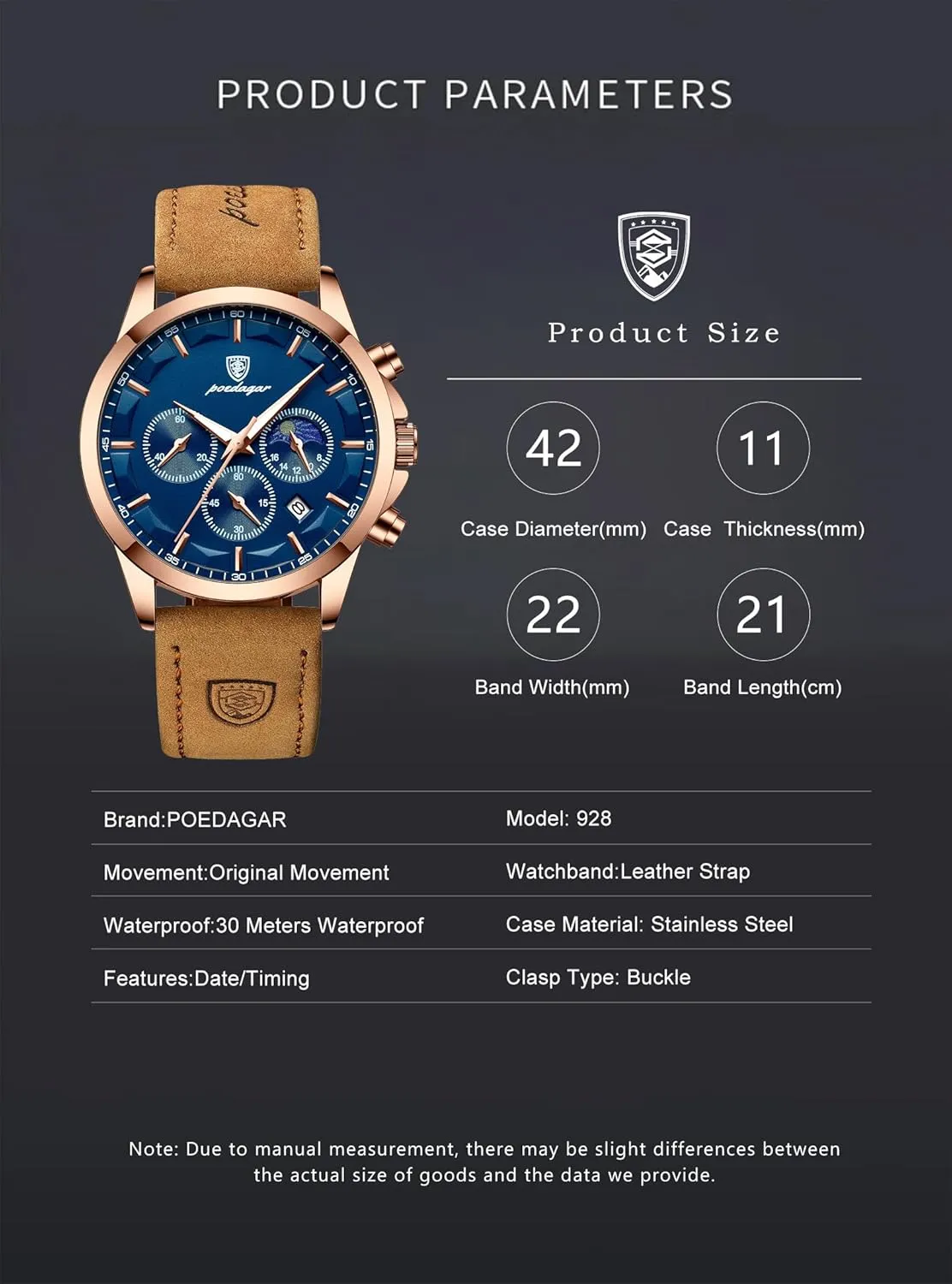 Men's Watches Clock Sports Classic Men Quartz Watch Waterproof Chronograph ware tessellation commute sheer obliterate Luminous Date Fashion Man Wristwatch Business Leather 