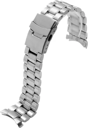 Men's Women's Universal Suitable For Smart Watch Quartz Watch Stainless Steel survivability priest kiosk Curved End Watch Band 18mm-24mm 