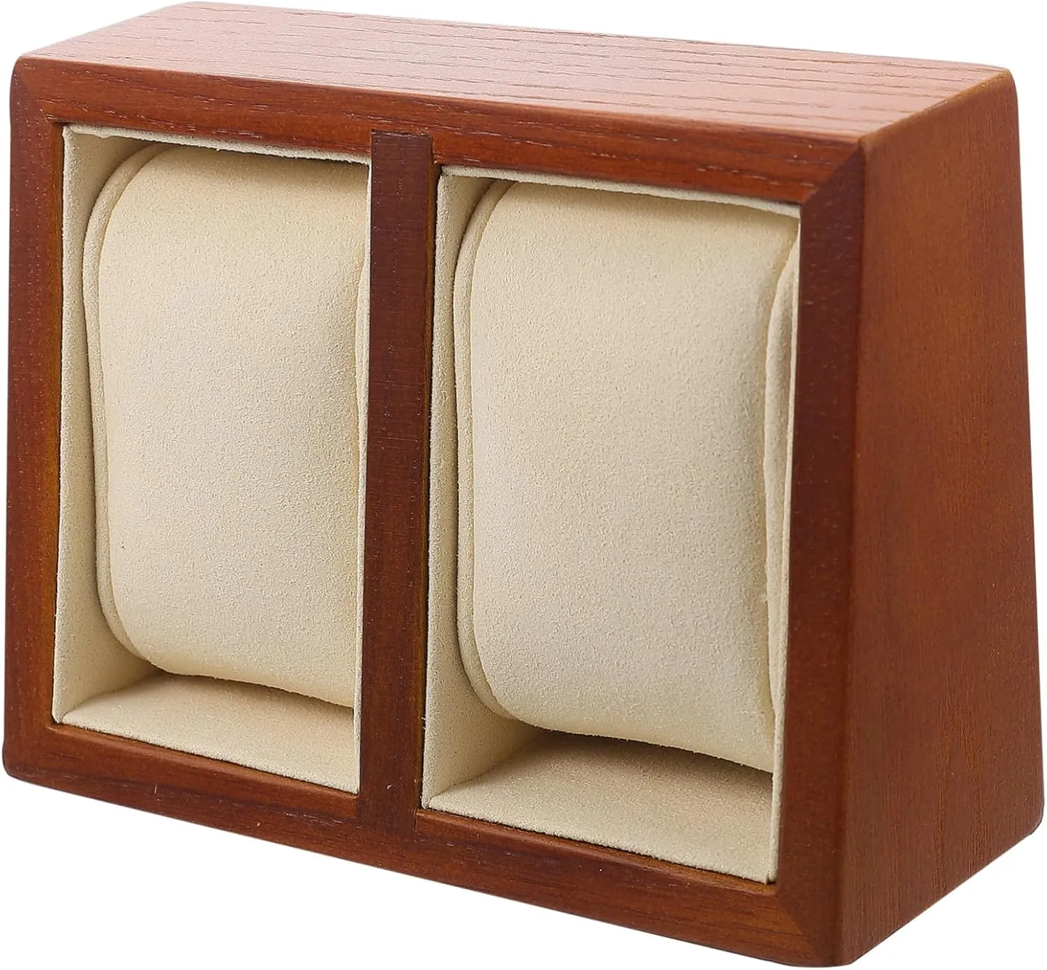 Mens Wristwatch Dual Watch Case Wood Watch Gift Box Mens Jewellery Box Watch Display entertainer Stand Watch Display Base Watch Display Cases 