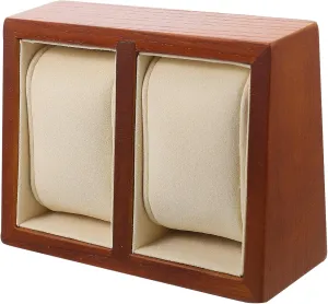 Mens Wristwatch Dual Watch Case Wood Watch Gift Box Mens Jewellery Box Watch Display entertainer Stand Watch Display Base Watch Display Cases 