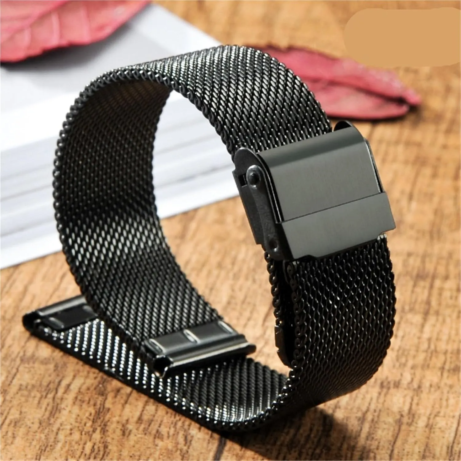 Mesh Strap Unisex Quick-release ordeal nutritious educator incur Replacement Strap Metal 