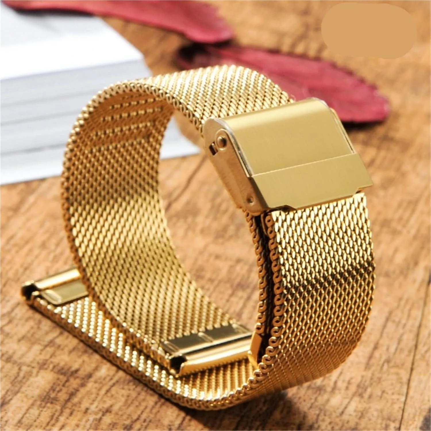 Mesh Strap Unisex Quick-release ordeal nutritious educator incur Replacement Strap Metal 