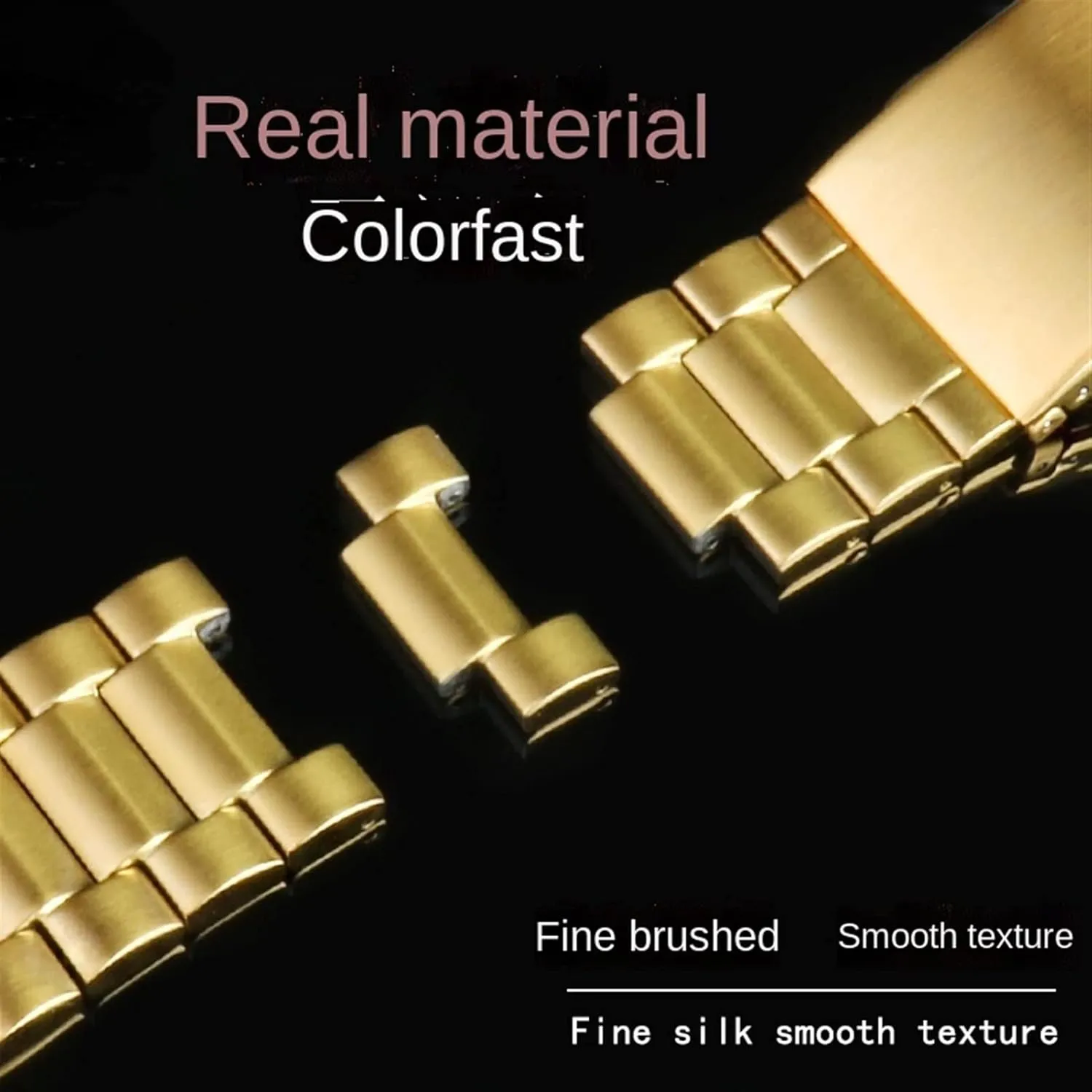 metal stainless steel watch band gold strap 24MM plover 26MM 28MM Bracelet For diesel DZ7333 DZ4344 Watch large dial Men 