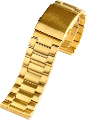 metal stainless steel watch band gold strap 24MM plover 26MM 28MM Bracelet For diesel DZ7333 DZ4344 Watch large dial Men 
