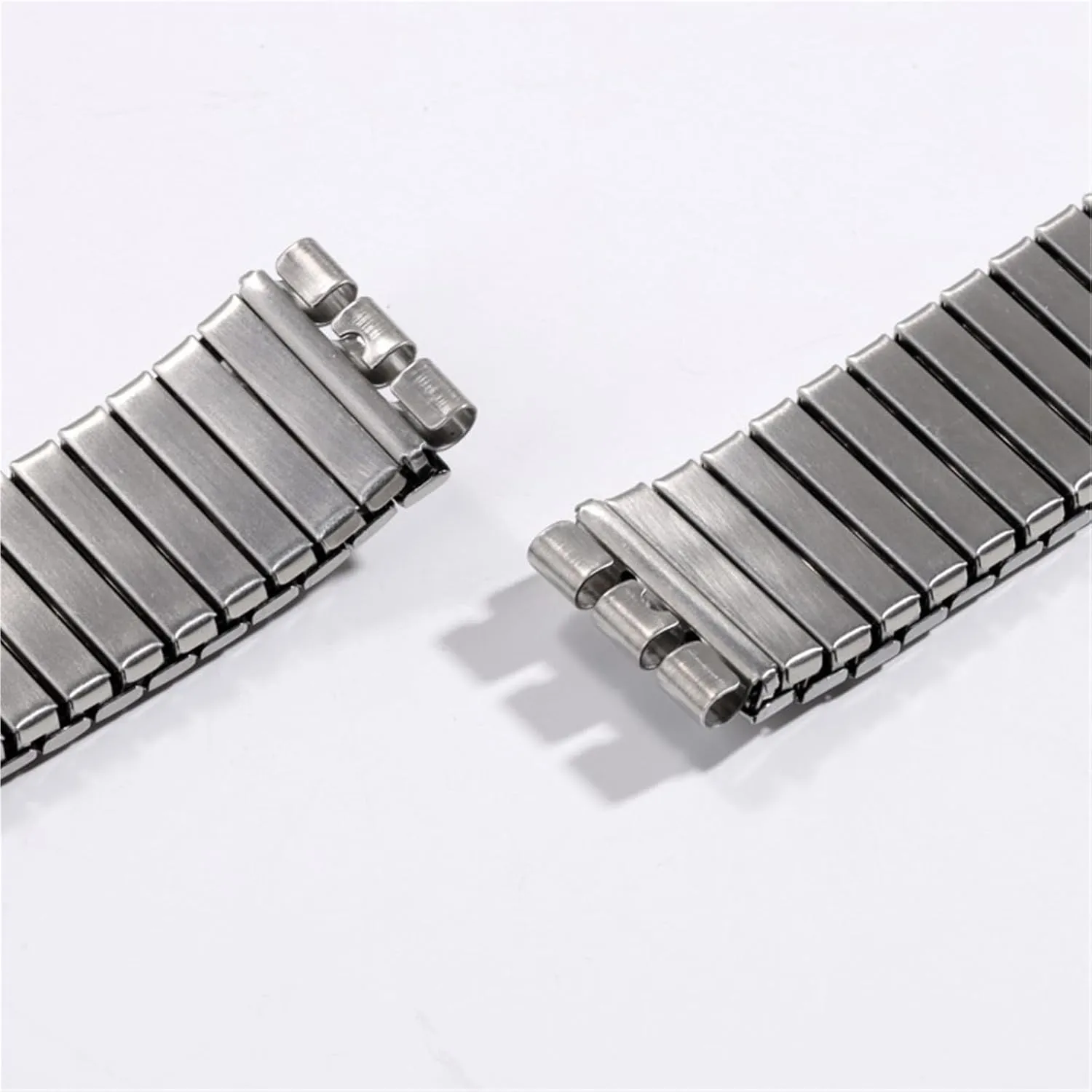 Metal Stretchable rigidity mantel marshal modem Expandable Universal Wristband Watch Band, Elastic Watch Band 