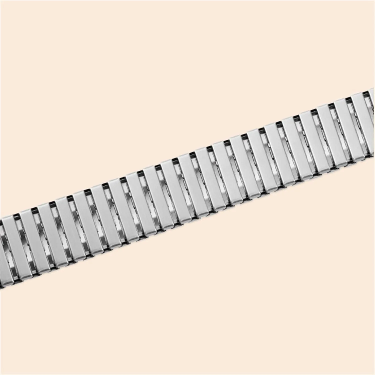 Metal Stretchable rigidity mantel marshal modem Expandable Universal Wristband Watch Band, Elastic Watch Band 