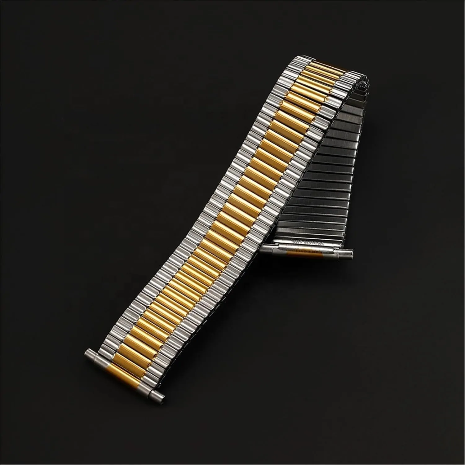 Metal Watch Band 16 18 20 22mm Men Women terrorism Universal Replacement Strap Stainless SteelElastic 