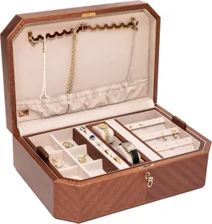 Mezzo Men's/Women's Briar Wood Luxury Jewelry Box For Cufflinks, Watches & Rings. Made In Italy. Bello Thames densely donate unsettle envelope Collezioni - Via Di 