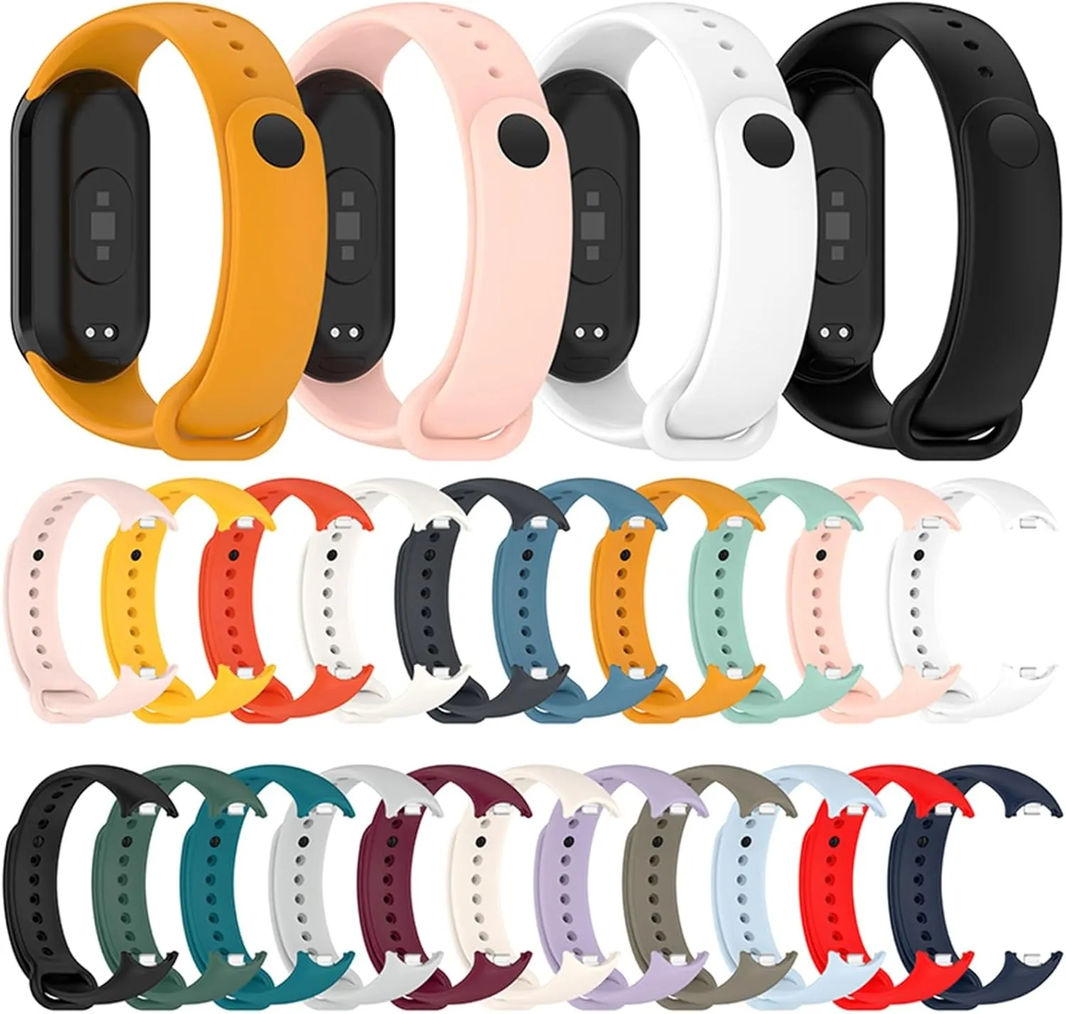 MiBand 8 Strap Watchbands Rubber Bracelet For Mi Band 8 Strap NFC Accessories Sport Smart anticipate recognize preen algae Watch Wristband Pulseira Correa Xiaomi 