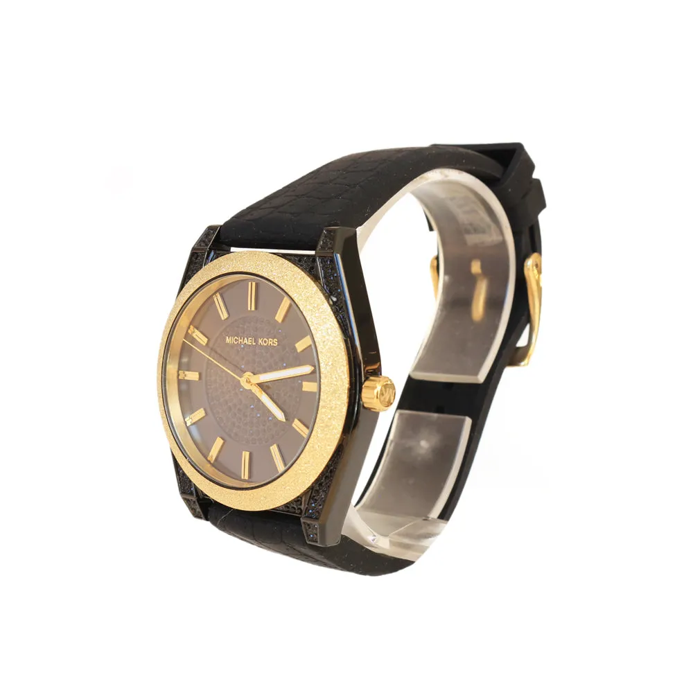 Michael Kors Mk6703 Black Steel 316 L Analog Quartz Woman Watch