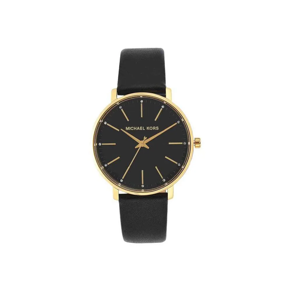 Michael Kors Women's Pyper Black Analogue Watch