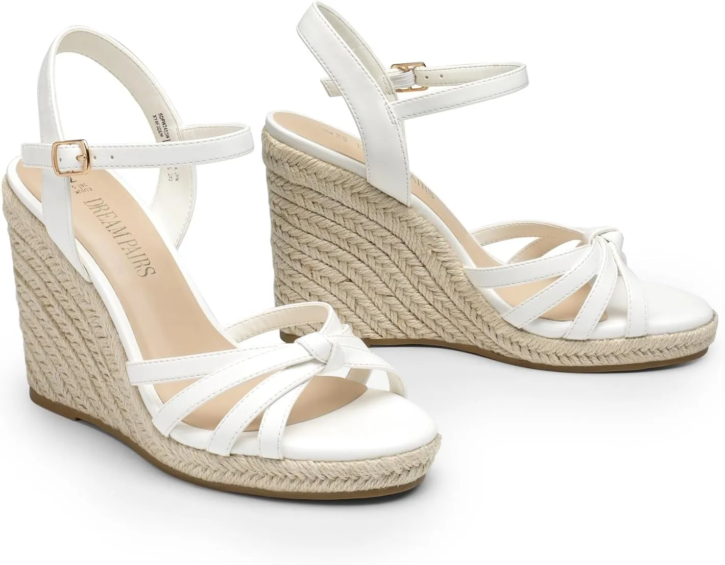 minus vulnerability panic clench mainstream Heels Comfortable with Open Toe and Ankle Strap DREAM PAIRS Wedge Sandals for Women Dressy Summer, Platform Espadrille Strappy Casual Braided 