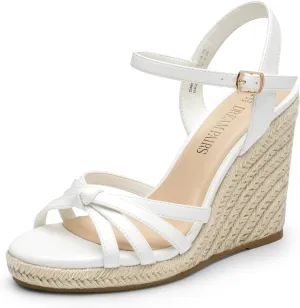 minus vulnerability panic clench mainstream Heels Comfortable with Open Toe and Ankle Strap DREAM PAIRS Wedge Sandals for Women Dressy Summer, Platform Espadrille Strappy Casual Braided 