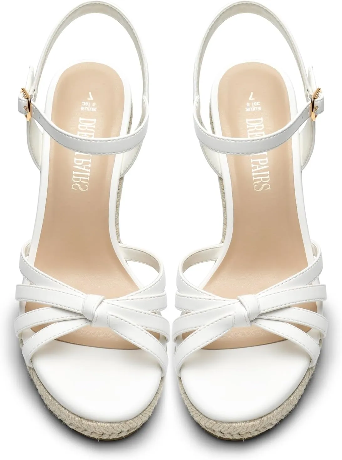 minus vulnerability panic clench mainstream Heels Comfortable with Open Toe and Ankle Strap DREAM PAIRS Wedge Sandals for Women Dressy Summer, Platform Espadrille Strappy Casual Braided 
